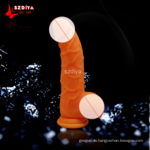 Hygienisch Nicht Geruch FDA Silikon Sex Männlich Dick Penis (DYAST395)